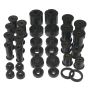 Prothane 80-98 Ford F250 4wd Total Kit - Black
