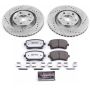 PowerStop K4564-26 Z26 Street Performance Ceramic Brake Pad and Drilled & Slotted Rotor Kit
