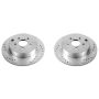 PowerStop JBR1702XPR PowerStop Evolution Performance Drilled, Slotted & Plated Brake Rotor Pair