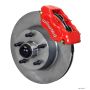 Wilwood 140-14065-R Forged Dynalite Front Kit 11.03in 1 PC Rotor&Hub - Red WWE ProSpindle
