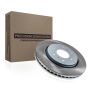 PowerStop SC125 Semi-Coated Rotor and Low-Dust Ceramic Brake Pad Kit