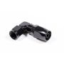FRAGOLA FRG109106-BL #6 x 90 Low Profile Forged Hose End Black