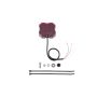 Diode Dynamics DD7431 Stage Series Single Color LED Rock Light - Red Hookup (one)