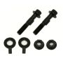 BMR 05-14 S197 Mustang Front Camber Bolts (2 Degree Offset) - Black