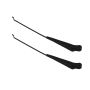 Kentrol 68-86 Jeep Windshield Wiper Arms Pair CJ - Powdercoat Black