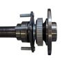 Yukon Gear & Axle YA WD44JLRUB-R-SBK Yukon Chromoly Rear Axle Kit Dana 44 Narrow Track w/E-Locker Right Hand 33.25in Long