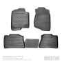 Westin 74-06-51037 2020 GM Silverado/Sierra 1500 Dbl/Crew Cab Profile Floor Liners Front and 2nd Row - Black