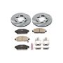 PowerStop KOE3164 OE Stock Replacement Low-Dust Ceramic Brake Pad and Rotor Kit