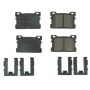 PowerStop 17-1976 PowerStop - Z17 Low-Dust Ceramic Brake Pads with Hardware