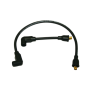 Moroso 27283 65-78 Harley-Davidson FL/FX Suppression Core Wire Set - Black