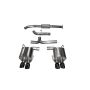 CORSA Performance 14857BLK Corsa 2015-2021 Subaru WRX Cat Back Exhaust Black Quad 3.5in Tips *Sport*