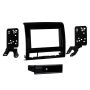 Metra 99-8235B Custom Fit Mounting Kit ISO DIN Head Unit Provision w/Pocket Incl.: Radio Trim Panel/Brackets/Pocket/Clock-Hazard Switch Bracket/Clips/Screws Black Custom Fit Mounting Kit