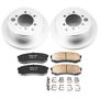 PowerStop CRK1156 Genuine Geomet Coated Rotor and Low-Dust Ceramic Brake Pad Kit