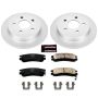 PowerStop CRK1558 Genuine Geomet Coated Rotor and Low-Dust Ceramic Brake Pad Kit