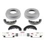 PowerStop KOE15355DK Power Stop 02-04 Chevrolet Tracker Rear Autospecialty Drum Kit