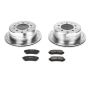 PowerStop K1134 Z23 Daily Driver Carbon-Fiber Ceramic Brake Pad and Drilled & Slotted Rotor Kit