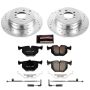PowerStop K5742 Z23 Daily Driver Carbon-Fiber Ceramic Brake Pad and Drilled & Slotted Rotor Kit