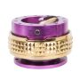 NRG Quick Release Kit - Pyramid Edition - Purple Body / Chrome Gold Pyramid Ring
