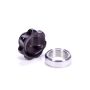 ALLSTAR PERFORMANCE ALL36164 Filler Cap Black with Weld-In Alum Bung Small