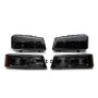 Raxiom S122321 03-06 Chevrolet Silverado 1500 Axial OEM Style Rep Headlights- Chrome Housing- Smoked Lens