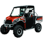 DragonFire Racing 520864 UTV Doors - Fits Polaris Ranger XP 900 13-19- Ranger 1000