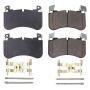 PowerStop 17-2184 PowerStop - Z17 Low-Dust Ceramic Brake Pads with Hardware