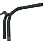 Burly Brand B12-6052SB Dominator Raked Bar 12in - Matte Black