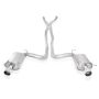 Stainless Works CTSVEX 2004-07 Cadillac CTS-V 3in Exhaust X-Pipe Chambered Mufflers 4in Tips