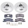 PowerStop CRK7217 Genuine Geomet Coated Rotor and Low-Dust Ceramic Brake Pad Kit