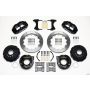 Wilwood 140-9221 Narrow Superlite 4R Rear P-Brk Kit 12.88in 2005-2014 Mustang