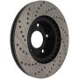 StopTech 1/02-05 Infiniti G35 (alloy disc) / 6/02-05 Nissan 350Z Slotted & Drilled Left Front Rotor