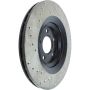 Stoptech 128.33117CL 07-10 Audi S6 Drilled Left Rear CRYO Rotor