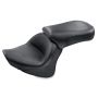 Mustang Motorcycle 76101 Mustang 98-10 Yamaha V-Star 650 Classic,02-10 V-Star 650 Silverado Touring 2PC Seat - Black