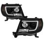 SPYDER 5084514 Projector Headlights - Version 2 - Light Bar DRL - Black