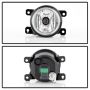 SPYDER 5086303 OEM Fog Light W/OEM Style Switch - Clear