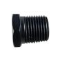 FRAGOLA FRG493303-BL 3/8 MPT Hex Pipe Plug Black