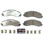 PowerStop Z36-2223 PowerStop - Z36 Truck and SUV Carbon-Fiber Ceramic Brake Pads with Hardware Kit