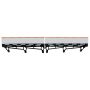 FIVESTAR FIV11002-47389-B Spoiler Complete 6-1/2in 1/4in Polycarbonate