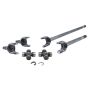 Yukon Gear & Axle YA W24170 Yukon Gear Front 4340 Chromoly Axle Kit For Jeep JK non-Rubicon Dana 30 Front w/1350 (7166) Joints