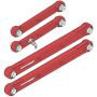 Camburg CAM-320029-RED Toyota Tundra 2WD/4WD 22-23 KINETIK Series Rear Billet Trailing Arm Kit (Red)