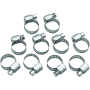 Bikers Choice 603518 Stainless Steel Mini Clamp 10 Pk