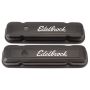 EDELBROCK EDE4453 Valve Cover Kit Pontiac V8 Signature Series Blk