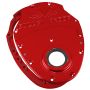 SBC Billet Timing Cover 2-Piece Red
