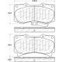 Stoptech 308.11190 Street Brake Pads