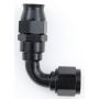 FRAGOLA FRG689008-BL Hose Fitting #8 90 Deg PTFE Black