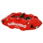 Wilwood 120-14436-RD Caliper Forged Narrow Superlite R/H FNSL6R-DS Dust Seal 1.62/1.12 1.10in Rotor Width - Red