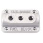 Edelbrock 1285 Fuel Block Triple As Cast