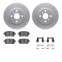 Dynamic Friction 4512-76122 Rotor Kit