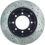 Stoptech 127.65112R Slotted & Drilled Sport Brake Rotor