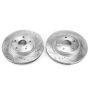 PowerStop JBR1763XPR PowerStop Evolution Performance Drilled, Slotted & Plated Brake Rotor Pair
